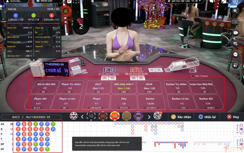 Cách đặt cược hiệu quả trong game Baccarat